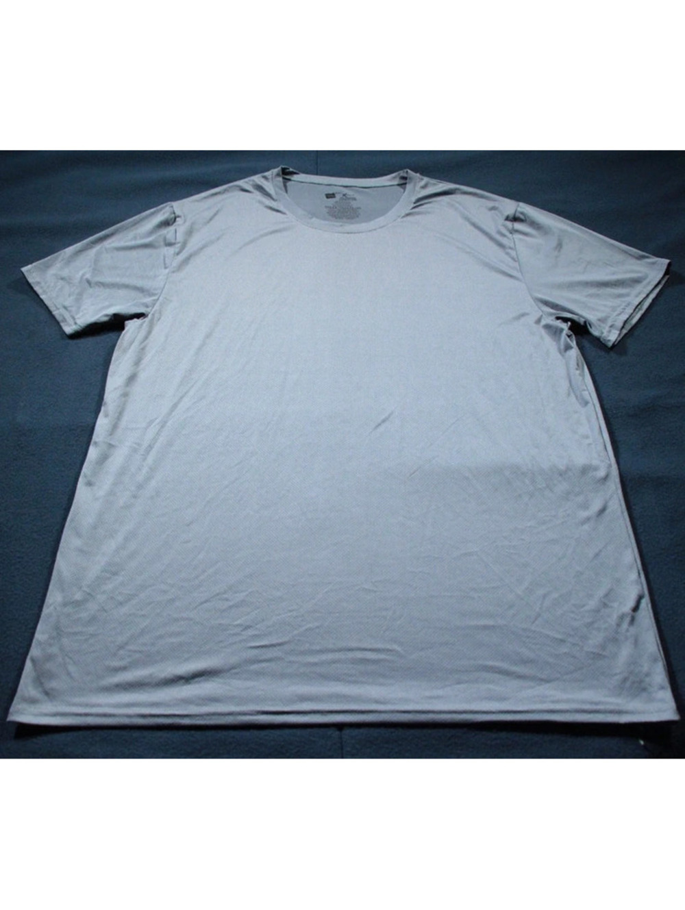 Hanes X-Temp Gray T-Shirt 2XL Polyester Shirt
